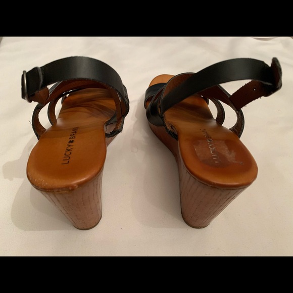 Lucky Brand Larinaa Platform Wedge Sandal - Picture 2 of 6